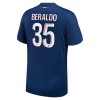 Camiseta de fútbol Paris Saint-Germain Lucas Beraldo 35 Primera Equipación 2024-25 - Hombre